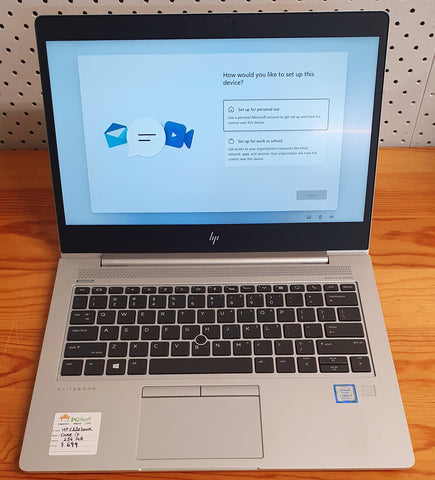 HP EliteBook 830 G5, intel Core i7 8th Gen, 8GB RAM, Pre-owned Laptop