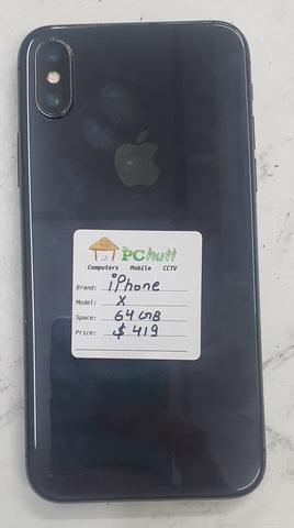 Apple iphone X, 64GB Pre-owned Mobile phone