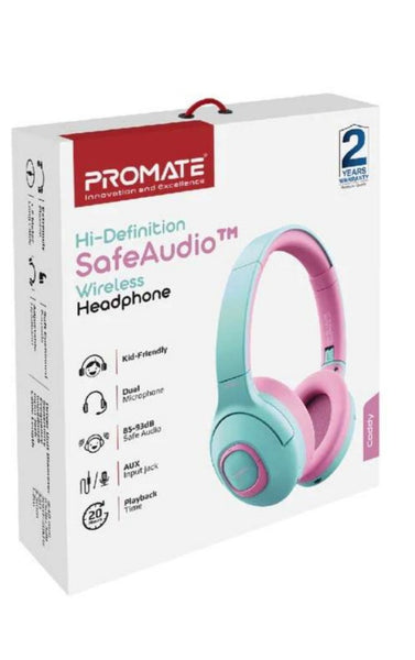 Promate Hi-Definition SafeAudio Wireless Headphones