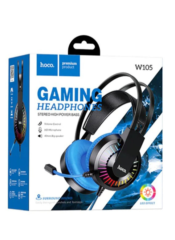 Hoco W105 Gamning Stereo High Power Bass Headphones