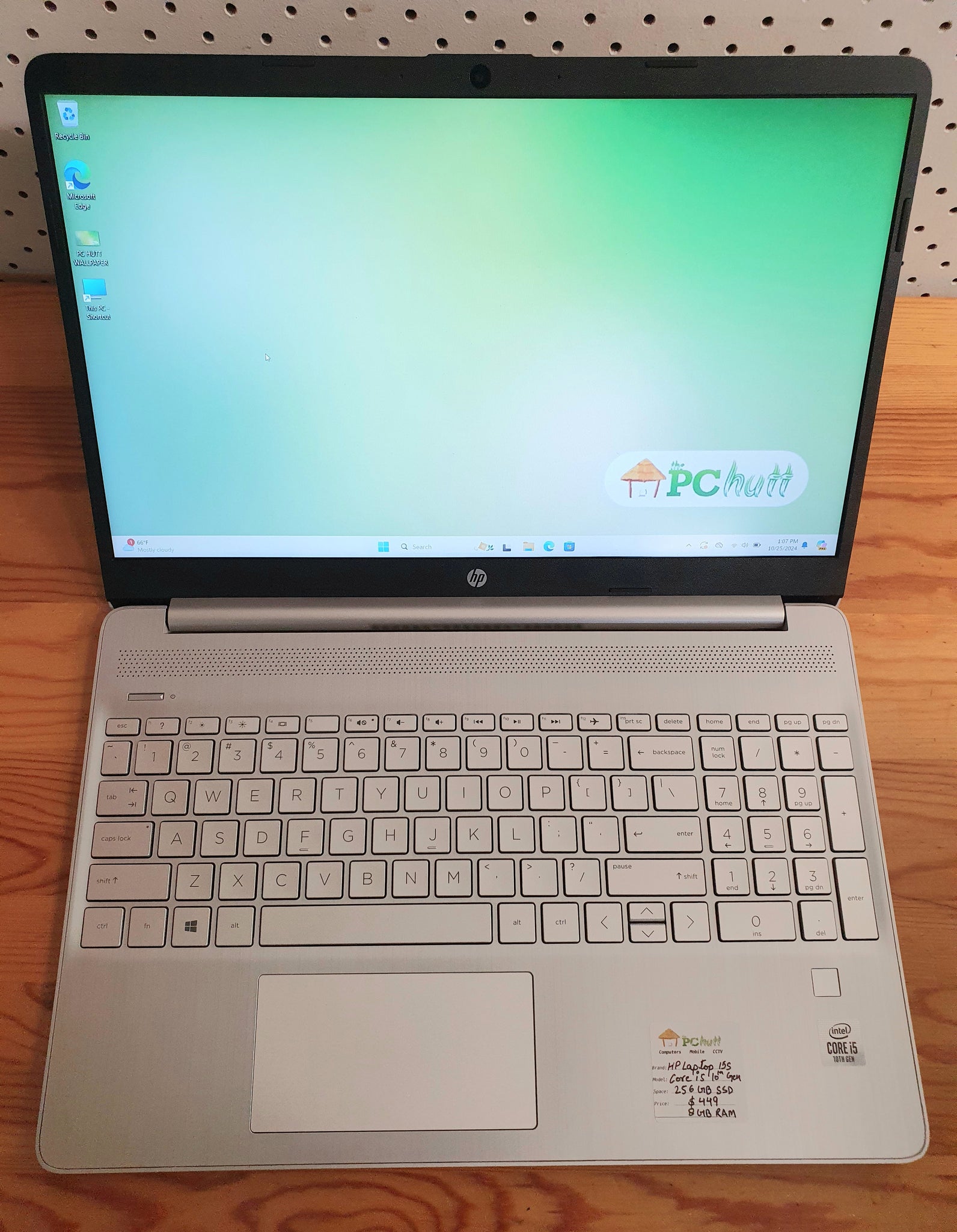 HP Laptop 15s Core i5 10th Gen. 256GB SSD/8GB RAM, Pre-owned Laptop