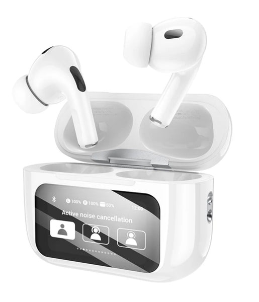 HOCO TWS Earbud w/ANC Noise Cancelling , LCD Touch Screen (EW72)Headphones