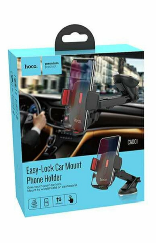 Hoco Easy-Lock Car Mount Phone Holder (CAD01)