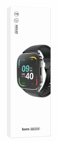 Smart Sports Watch w/ Call Feature, AMOLED, 7~10 Days Battery Life (Y19)